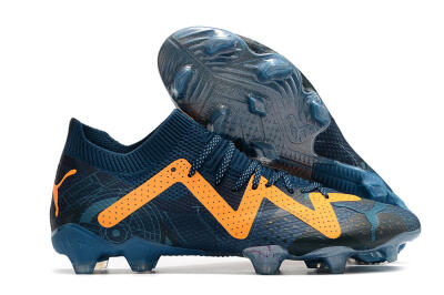 Puma Future Ultimate FG Low-Tops Football Boots - Blue/Yellow