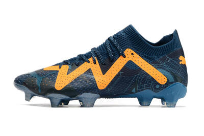 Puma Future Ultimate FG Low-Tops Football Boots - Blue/Yellow