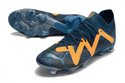 Puma Future Ultimate FG Low-Tops Football Boots - Blue/Yellow