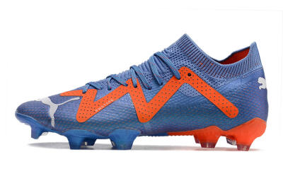 Puma Future Ultimate FG Low-Tops Football Boots - Blue/Orange/White