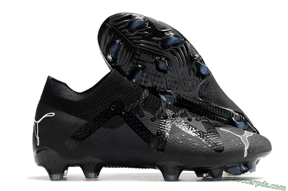Puma Future Ultimate FG Low-Tops Football Boots - Black/White 1