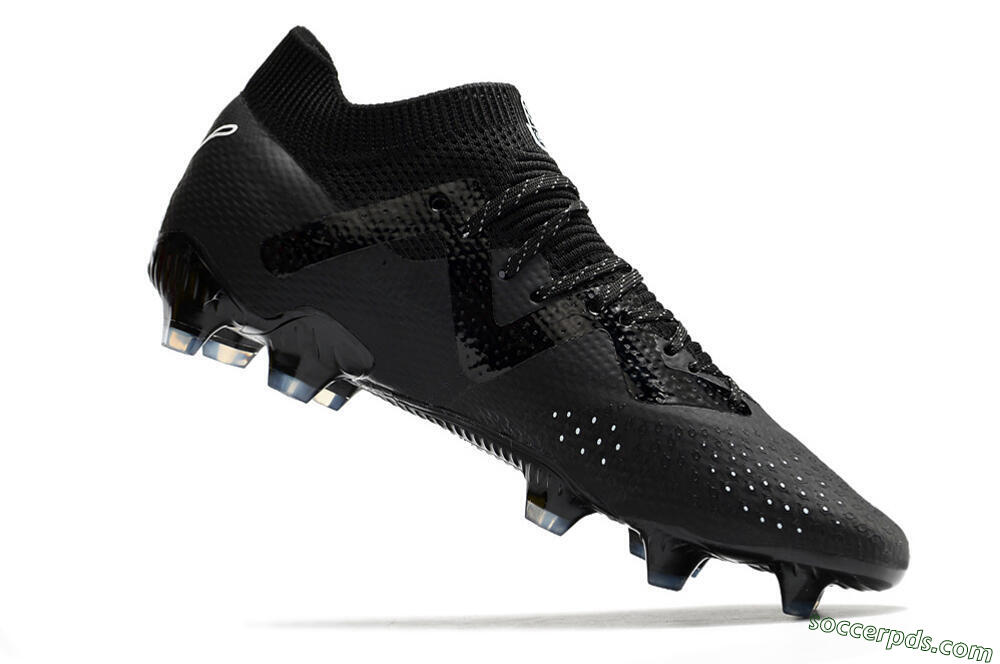 Puma Future Ultimate FG Low-Tops Football Boots - Black/White 4