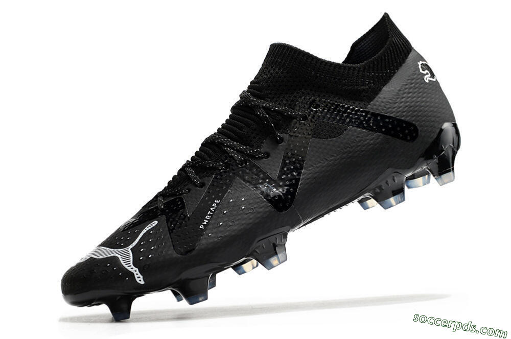 Puma Future Ultimate FG Low-Tops Football Boots - Black/White 5