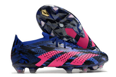 Adidas Predator Accuracy.1 Paul Pogba FG Low-Tops Football Boots - Blue/Black/Pink
