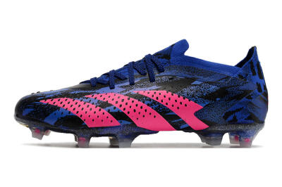 Adidas Predator Accuracy.1 Paul Pogba FG Low-Tops Football Boots - Blue/Black/Pink