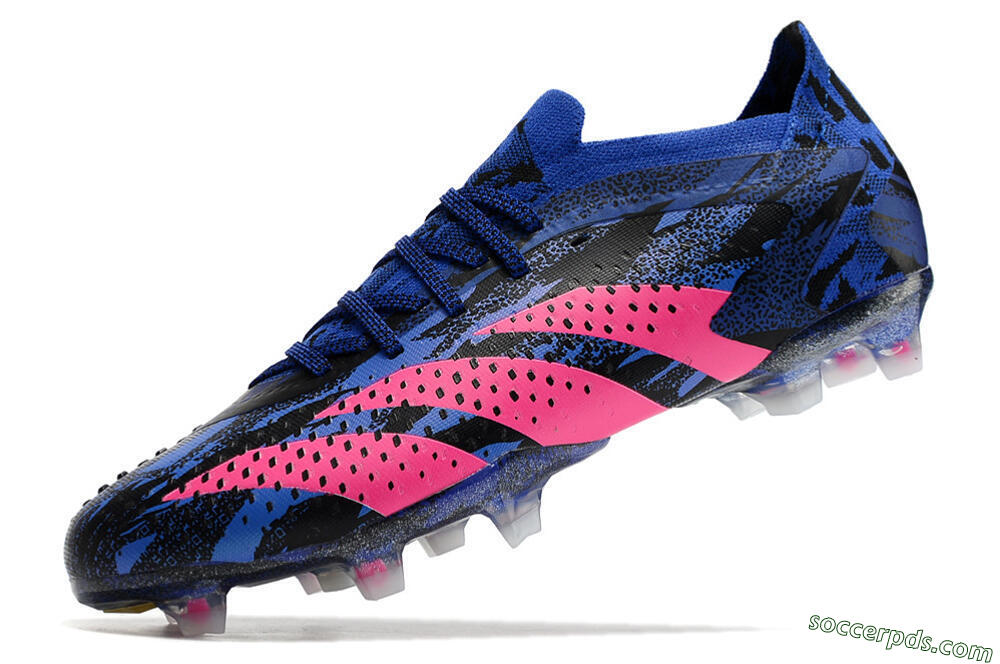 Adidas Predator Accuracy.1 Paul Pogba FG Low-Tops Football Boots - Blue/Black/Pink 5