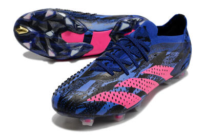 Adidas Predator Accuracy.1 Paul Pogba FG Low-Tops Football Boots - Blue/Black/Pink