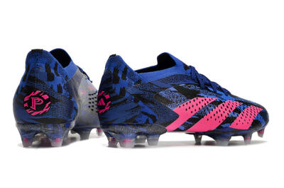 Adidas Predator Accuracy.1 Paul Pogba FG Low-Tops Football Boots - Blue/Black/Pink