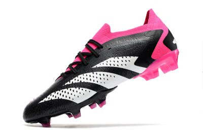  Adidas Predator Accuracy.1 FG Low-Tops Football Boots - Black/Pink/White