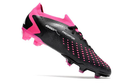  Adidas Predator Accuracy.1 FG Low-Tops Football Boots - Black/Pink/White
