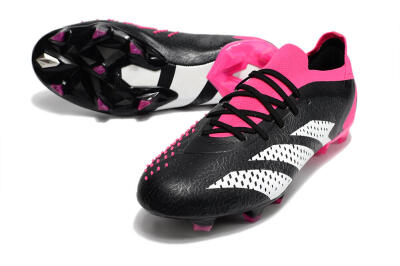  Adidas Predator Accuracy.1 FG Low-Tops Football Boots - Black/Pink/White