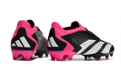  Adidas Predator Accuracy.1 FG Low-Tops Football Boots - Black/Pink/White