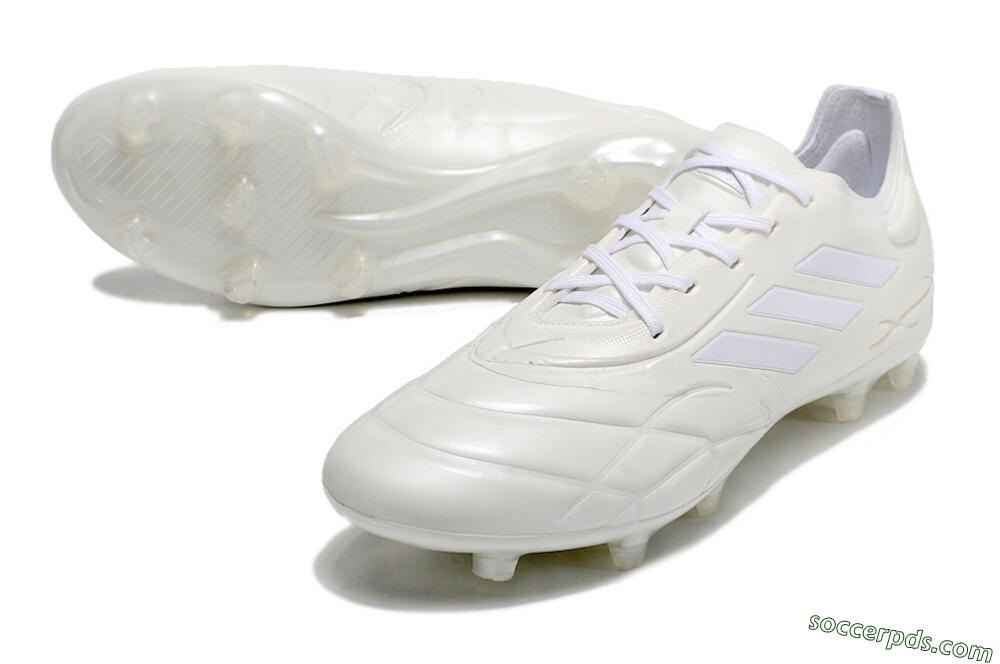 Adidas Copa Pure.1 FG Low-Tops Football Boots - White/White 3
