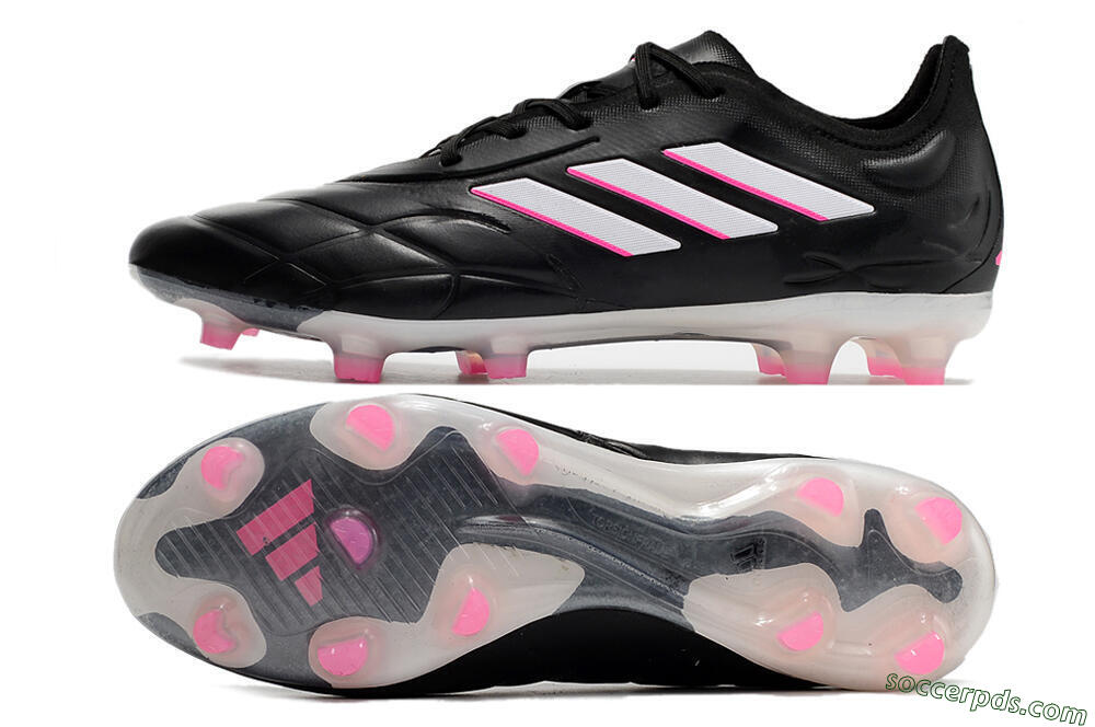 Adidas Copa Pure.1 FG Low-Tops Football Boots - Black/White/Pink 0