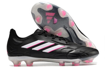 Adidas Copa Pure.1 FG Low-Tops Football Boots - Black/White/Pink
