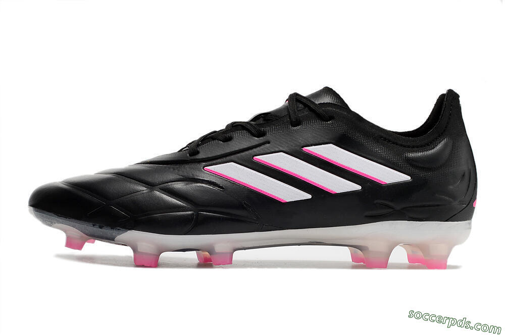 Adidas Copa Pure.1 FG Low-Tops Football Boots - Black/White/Pink 2