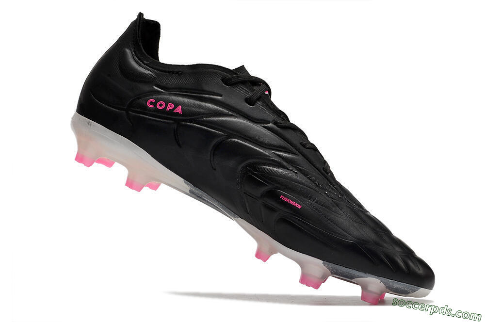 Adidas Copa Pure.1 FG Low-Tops Football Boots - Black/White/Pink 4