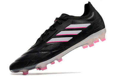 Adidas Copa Pure.1 FG Low-Tops Football Boots - Black/White/Pink
