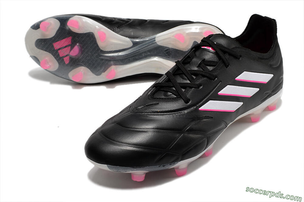 Adidas Copa Pure.1 FG Low-Tops Football Boots - Black/White/Pink 3