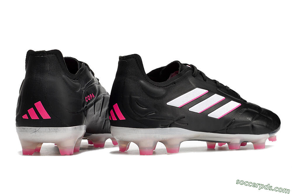 Adidas Copa Pure.1 FG Low-Tops Football Boots - Black/White/Pink 6