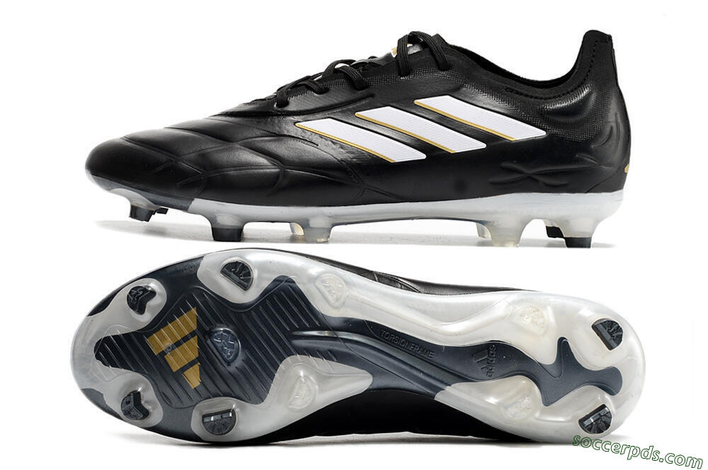 Adidas Copa Pure.1 FG Low-Tops Football Boots - Black/White 0