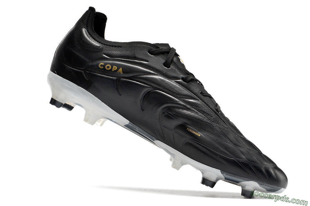 Adidas Copa Pure.1 FG Low-Tops Football Boots - Black/White 4