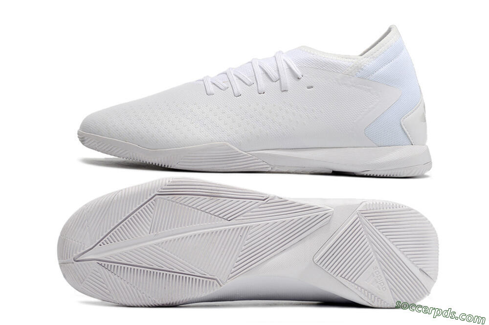 Adidas Predator Accuracy.3 IC Low-Tops Football Shoes - White/White 0