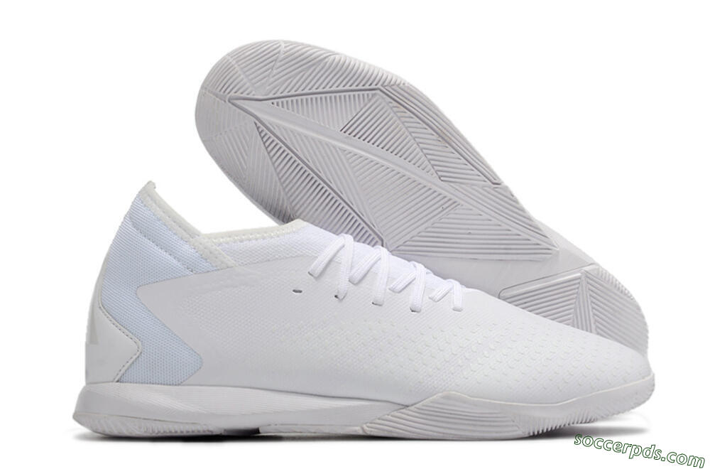 Adidas Predator Accuracy.3 IC Low-Tops Football Shoes - White/White 1