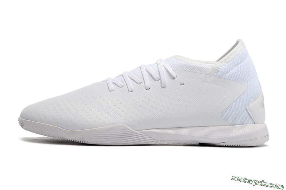 Adidas Predator Accuracy.3 IC Low-Tops Football Shoes - White/White 2