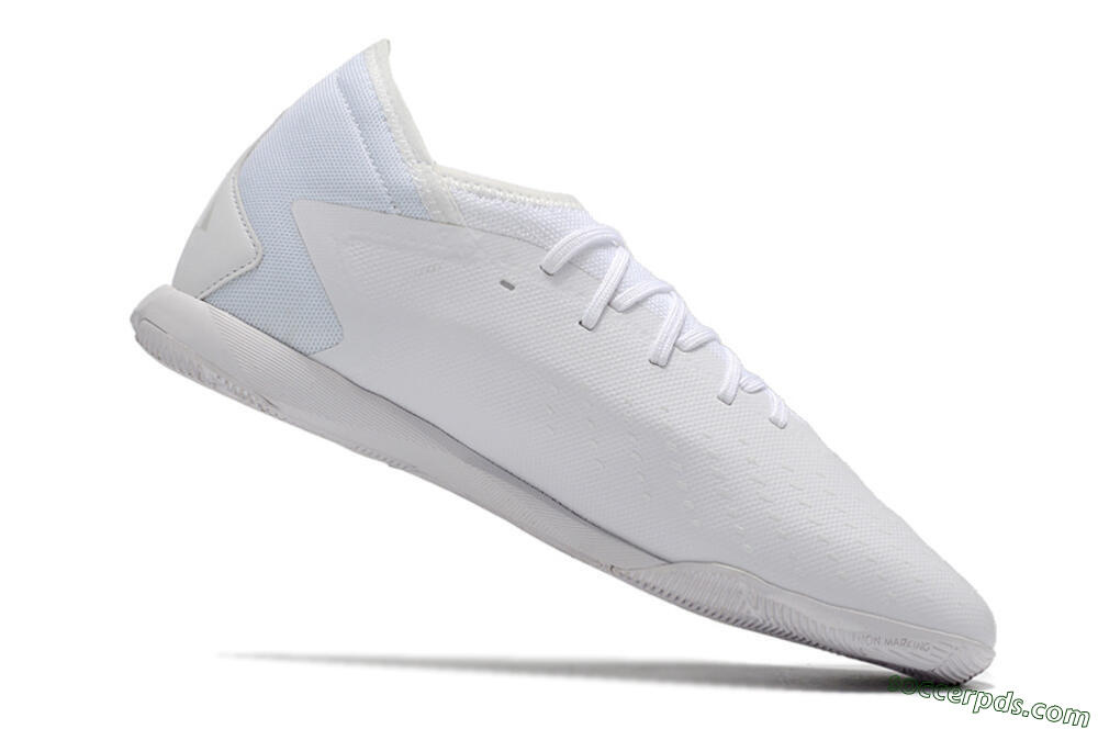 Adidas Predator Accuracy.3 IC Low-Tops Football Shoes - White/White 4