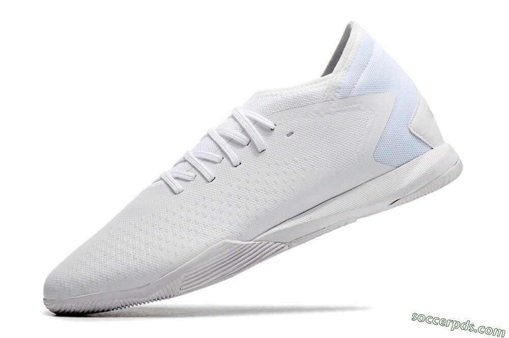Adidas Predator Accuracy.3 IC Low-Tops Football Shoes - White/White 5