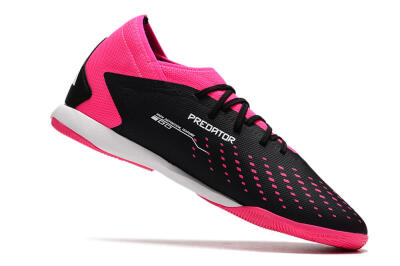 Adidas Predator Accuracy.3 IC Low-Tops Football Shoes - Black/Pink/White
