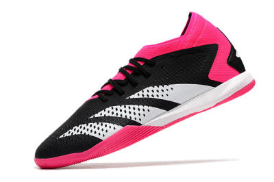 Adidas Predator Accuracy.3 IC Low-Tops Football Shoes - Black/Pink/White