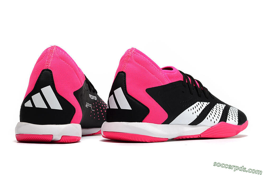 Adidas Predator Accuracy.3 IC Low-Tops Football Shoes - Black/Pink/White 6