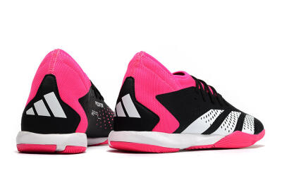 Adidas Predator Accuracy.3 IC Low-Tops Football Shoes - Black/Pink/White