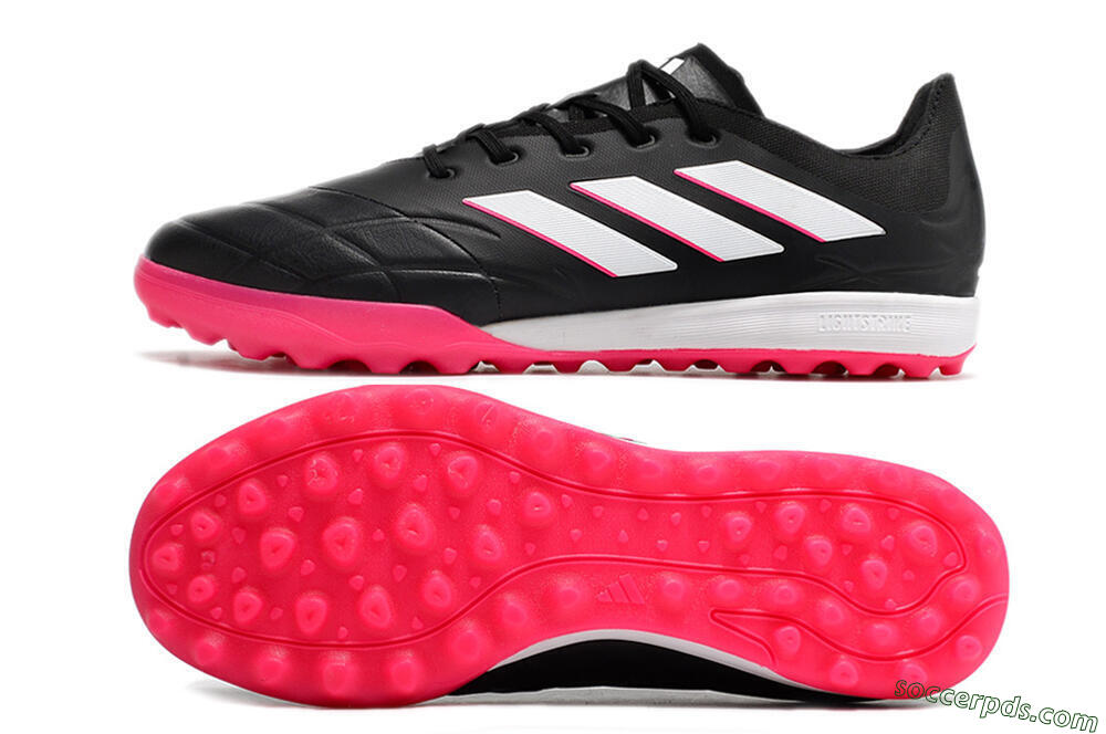 Adidas Copa Pure.3 TF Low-Tops Football Shoes - Black/Pink/White 0