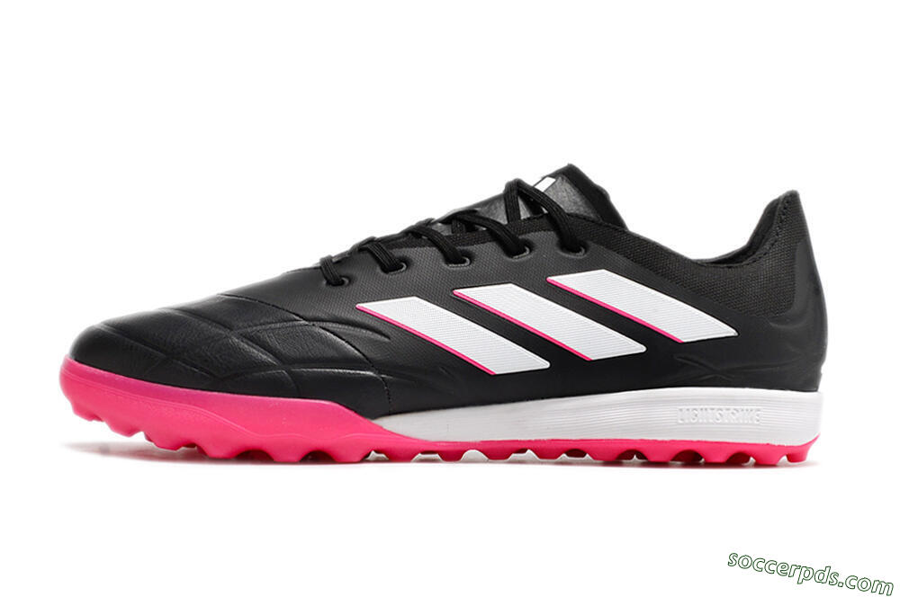 Adidas Copa Pure.3 TF Low-Tops Football Shoes - Black/Pink/White 2