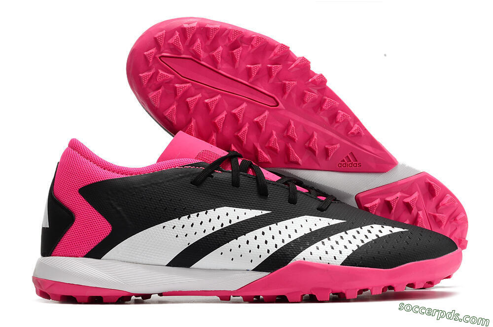 Adidas Predator Accuracy.3 TF Low-Tops Football Shoes - Black/Pink/White 1