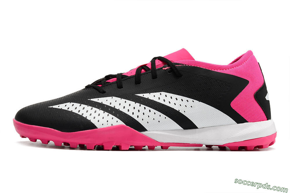 Adidas Predator Accuracy.3 TF Low-Tops Football Shoes - Black/Pink/White 2