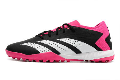 Adidas Predator Accuracy.3 TF Low-Tops Football Shoes - Black/Pink/White