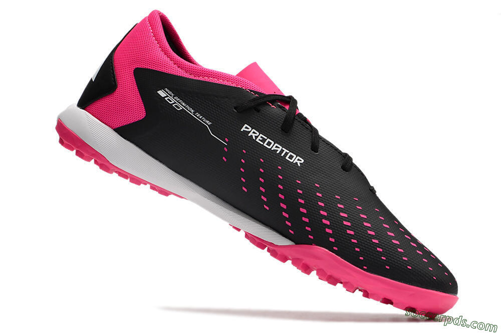 Adidas Predator Accuracy.3 TF Low-Tops Football Shoes - Black/Pink/White 4