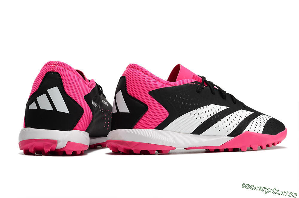 Adidas Predator Accuracy.3 TF Low-Tops Football Shoes - Black/Pink/White 6