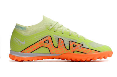 Nike Air Zoom Mercurial Vapor 15 Elite TF Low-Tops Football Shoes - Green/Black/Orange