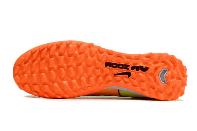 Nike Air Zoom Mercurial Vapor 15 Elite TF Low-Tops Football Shoes - Green/Black/Orange