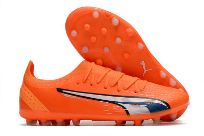 Puma Ultra Ultimate MG MG Low-Tops Football Boots - Orange/White/Blue