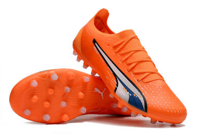 Puma Ultra Ultimate MG MG Low-Tops Football Boots - Orange/White/Blue
