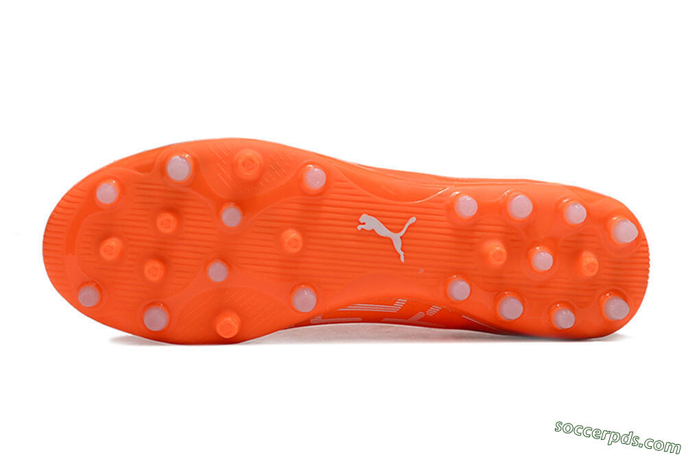 Puma Ultra Ultimate MG MG Low-Tops Football Boots - Orange/White/Blue 6