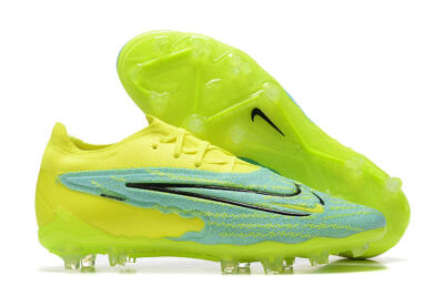 Nike Phantom GX Elite FG Low-Tops Football Boots - Green/Blue/Black
