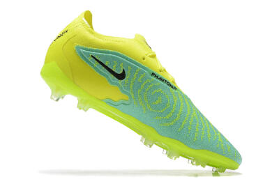 Nike Phantom GX Elite FG Low-Tops Football Boots - Green/Blue/Black