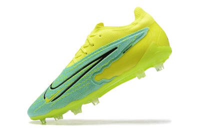 Nike Phantom GX Elite FG Low-Tops Football Boots - Green/Blue/Black